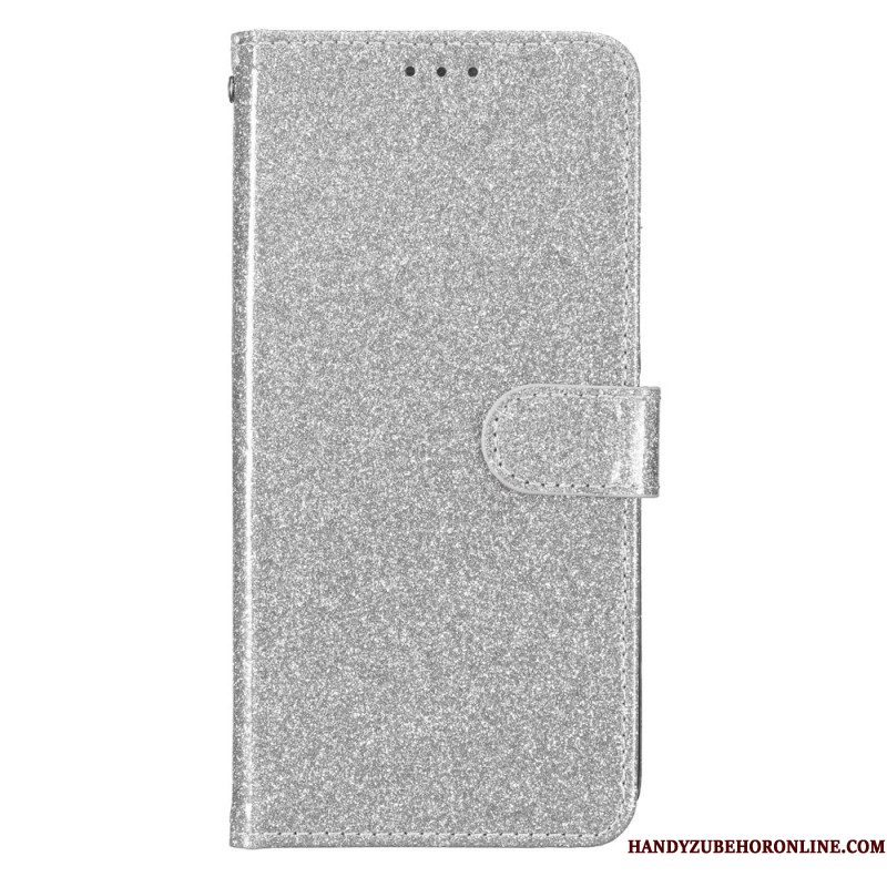 Flip Case Leren Samsung Galaxy S25 Fe Pailletten