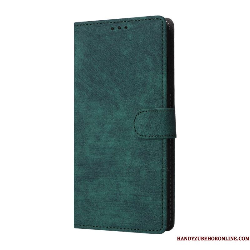 Flip Case Leren Samsung Galaxy S25 Fe Rfid-bescherming (suède-effect)