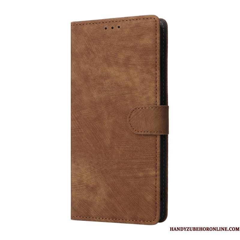 Flip Case Leren Samsung Galaxy S25 Fe Rfid-bescherming (suède-effect)