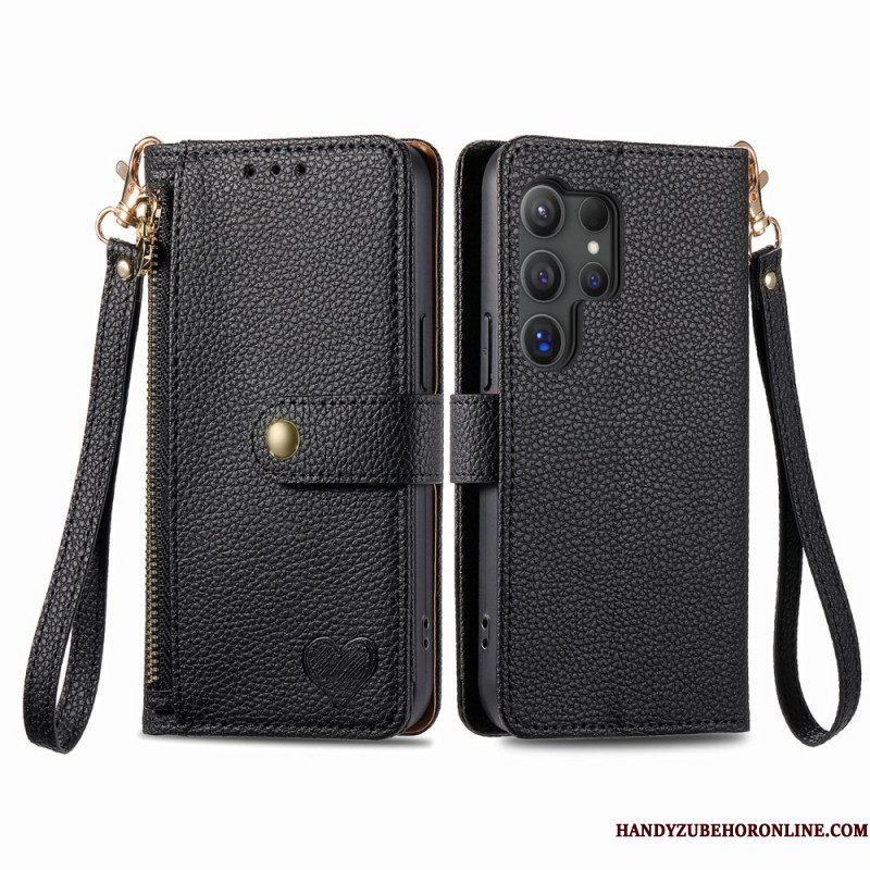 Flip Case Leren Samsung Galaxy S25 Ultra 5g Hart
