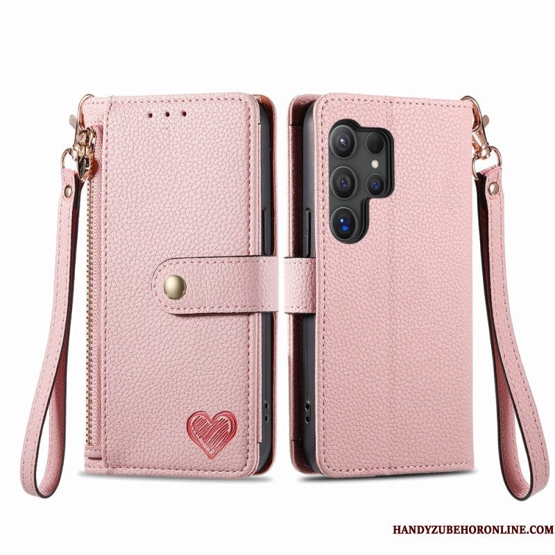 Flip Case Leren Samsung Galaxy S25 Ultra 5g Hart