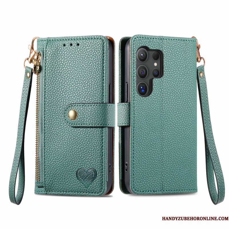 Flip Case Leren Samsung Galaxy S25 Ultra 5g Hart