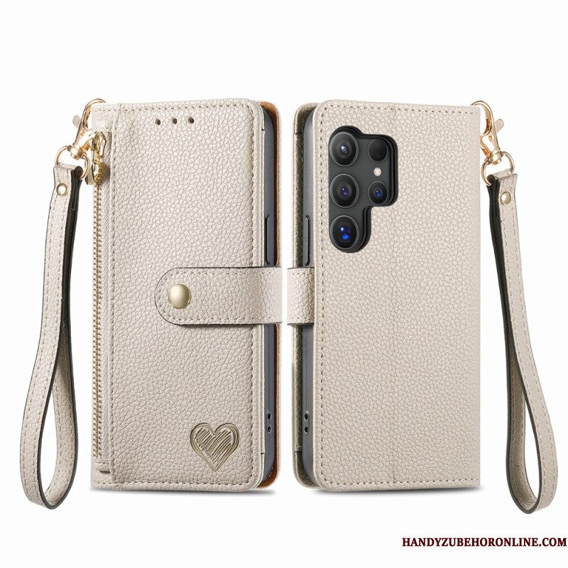 Flip Case Leren Samsung Galaxy S25 Ultra 5g Hart