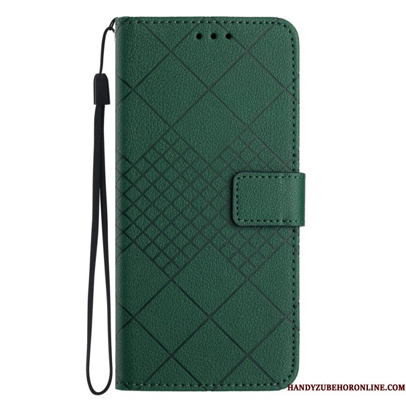 Flip Case Leren Samsung Galaxy S26 Diamanten