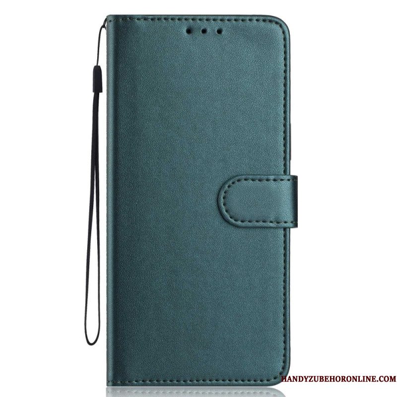 Flip Case Leren Samsung Galaxy S26 Plus Eenvoudige Serie