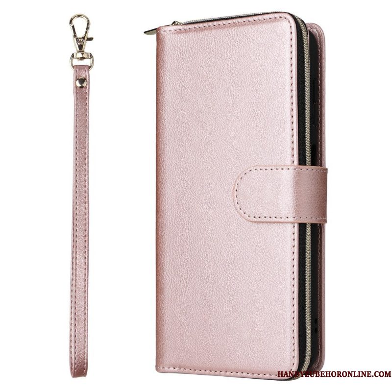 Flip Case Leren Samsung Galaxy S26 Portemonnee Met Ritssluiting