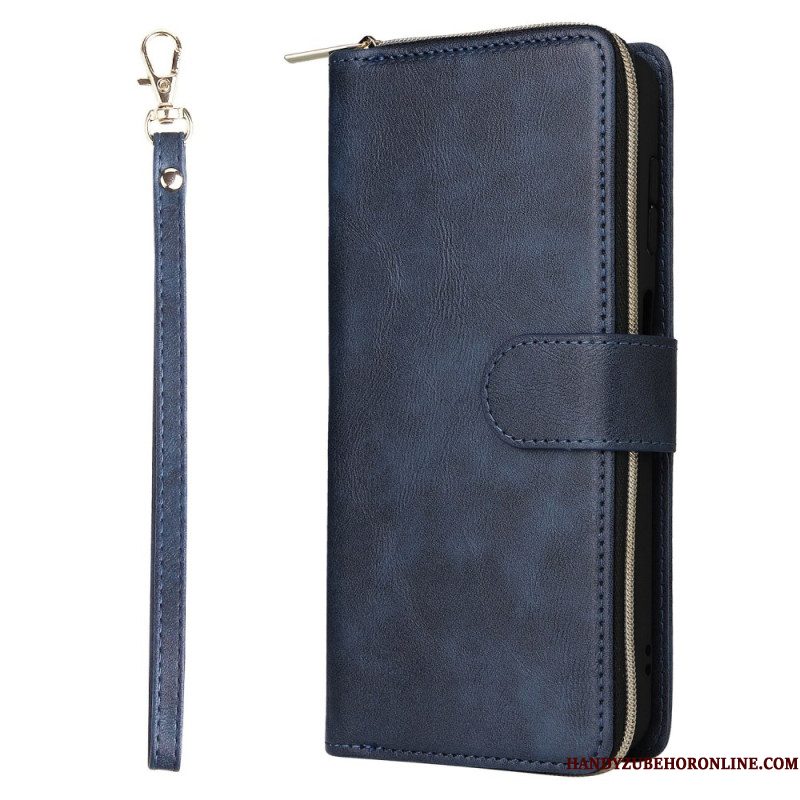 Flip Case Leren Samsung Galaxy S26 Portemonnee Met Ritssluiting