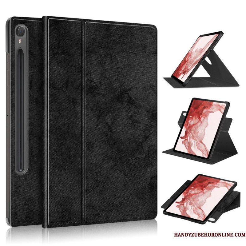Flip Case Leren Samsung Galaxy Tab S10 Fe Draaibaar