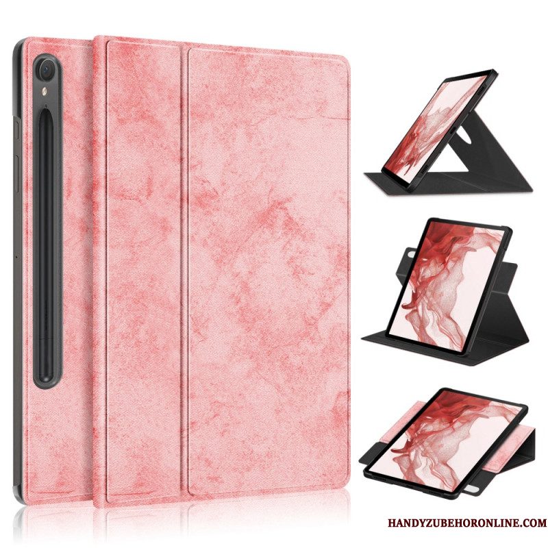 Flip Case Leren Samsung Galaxy Tab S10 Fe Draaibaar