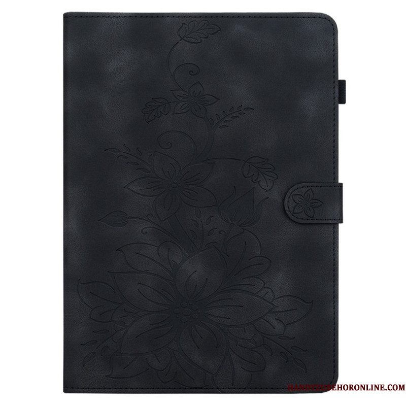 Flip Case Leren Samsung Galaxy Tab S10 Plus Fleur-de-lys