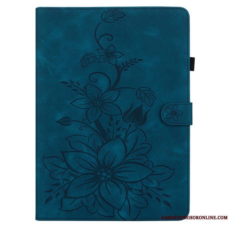 Flip Case Leren Samsung Galaxy Tab S10 Plus Fleur-de-lys