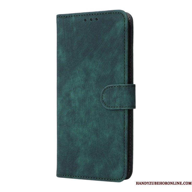 Flip Case Leren Sony Xperia 1 Vii Rfid-bescherming En Bandje