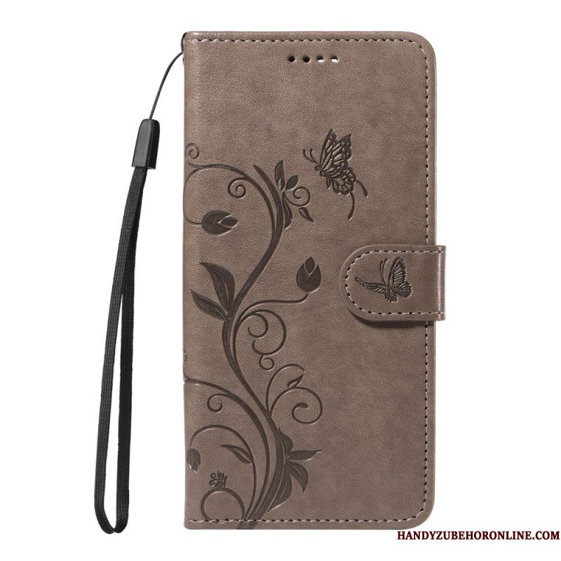 Flip Case Leren Xiaomi 15 Ultra Bloemenpatroon