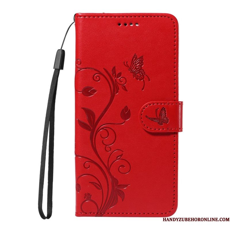 Flip Case Leren Xiaomi 15 Ultra Bloemenpatroon