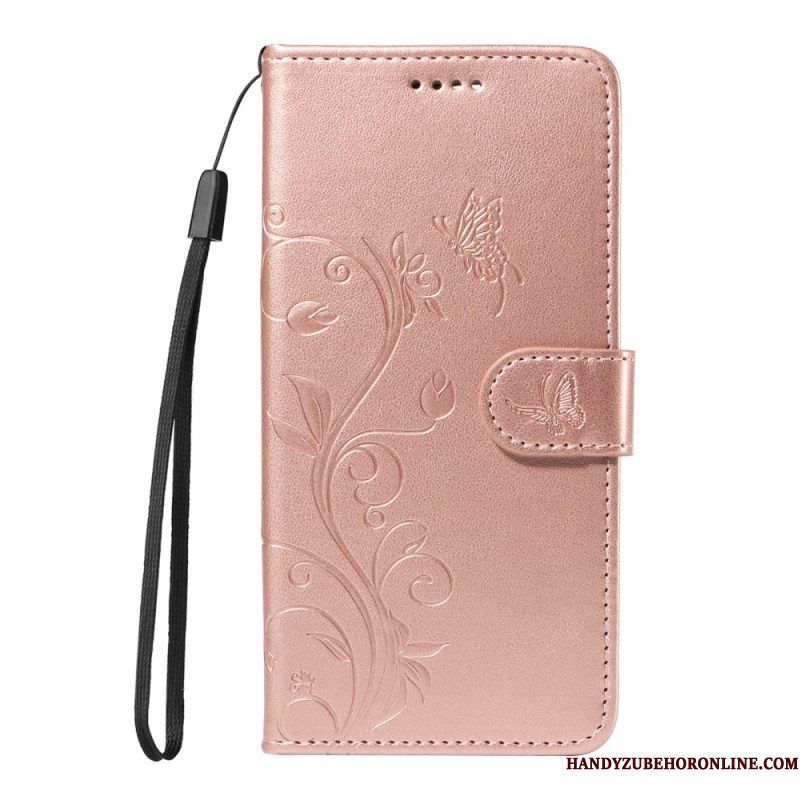 Flip Case Leren Xiaomi 15 Ultra Bloemenpatroon