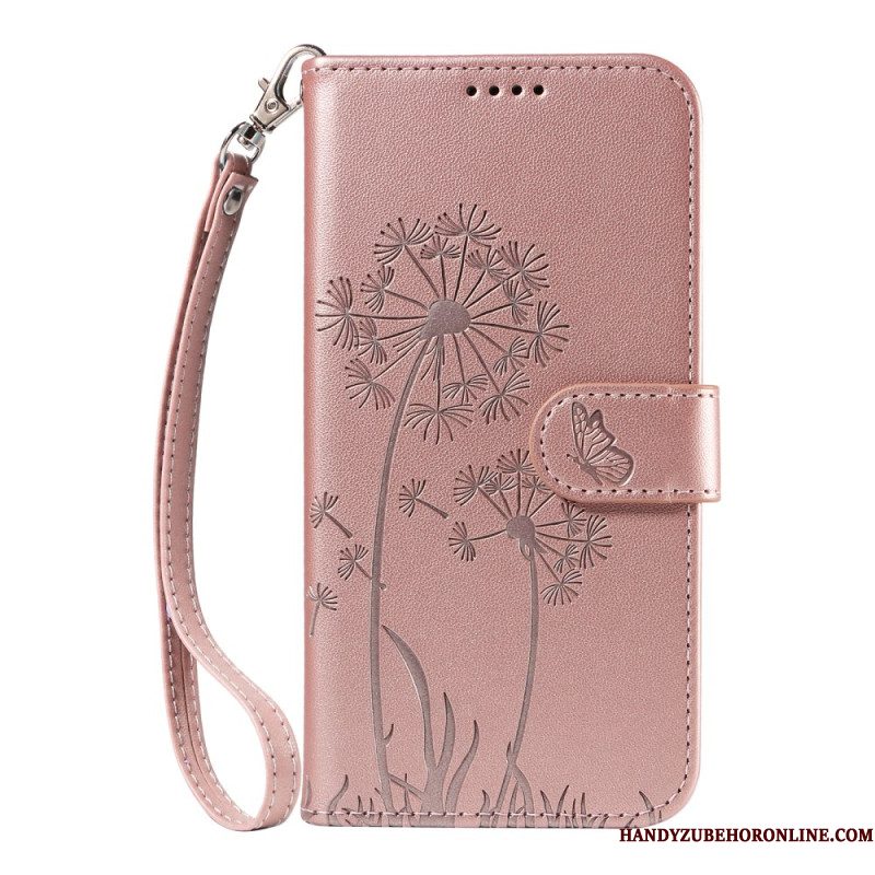 Flip Case Leren Xiaomi 15 Ultra Paardenbloemband