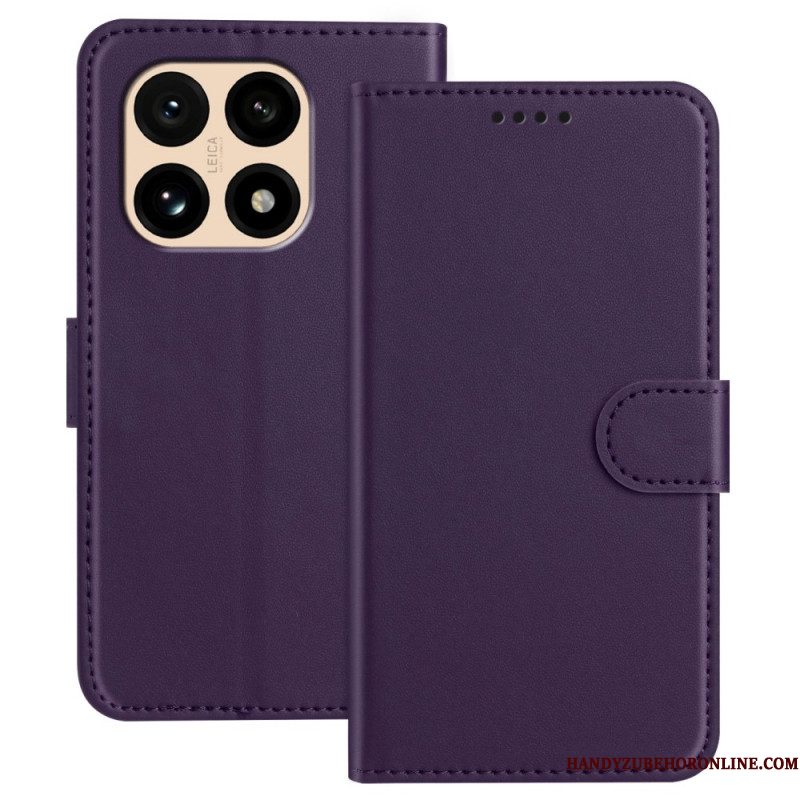 Flip Case Leren Xiaomi 15t Leer-effect