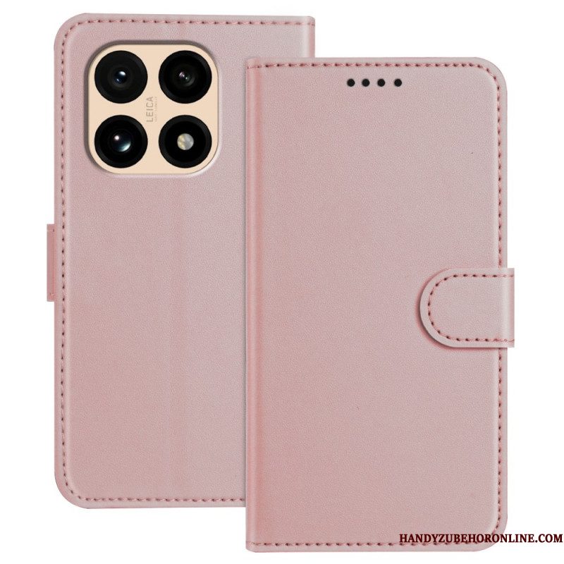 Flip Case Leren Xiaomi 15t Leer-effect