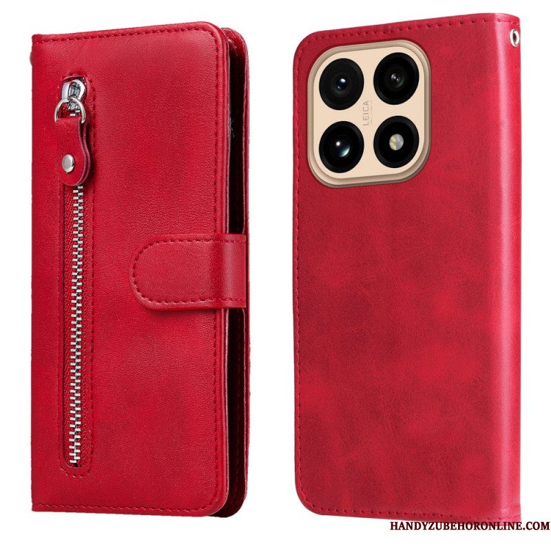 Flip Case Leren Xiaomi 15t Zak Met Rits