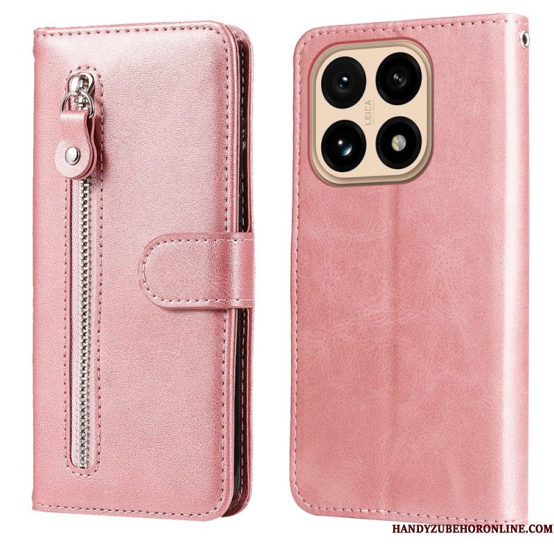 Flip Case Leren Xiaomi 15t Zak Met Rits