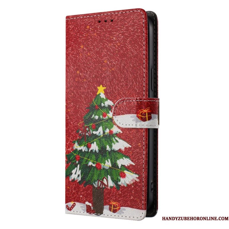Flip Case Leren Xiaomi 17 Kerst