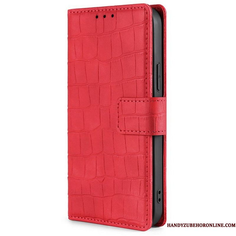 Flip Case Leren Xiaomi 17 Krokodillenleerstructuur