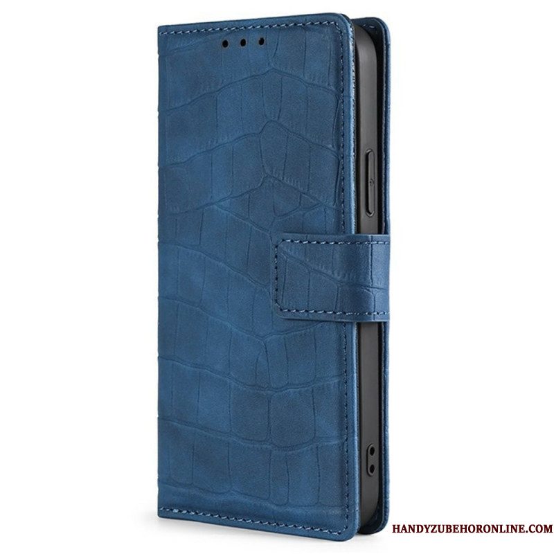 Flip Case Leren Xiaomi 17 Krokodillenleerstructuur