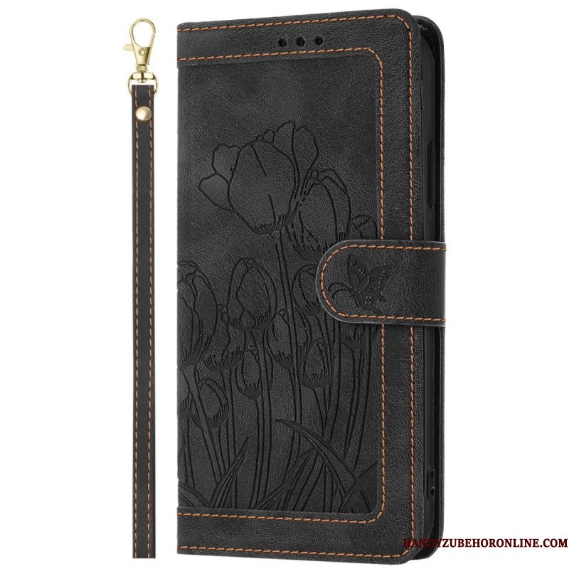 Flip Case Leren Xiaomi 17 Portemonnee Met 5 Kaartsleuven
