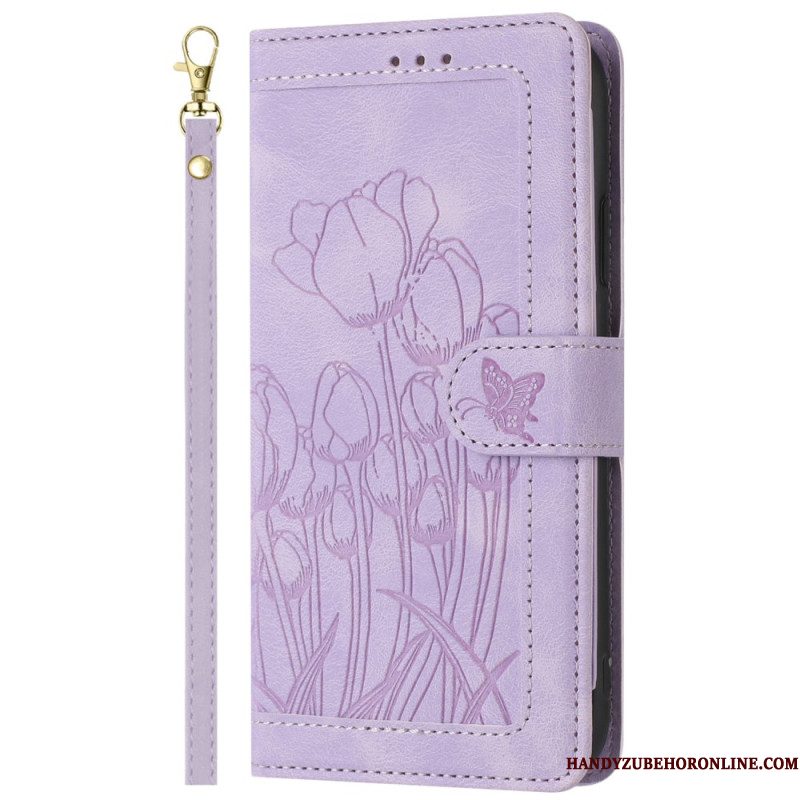 Flip Case Leren Xiaomi 17 Portemonnee Met 5 Kaartsleuven