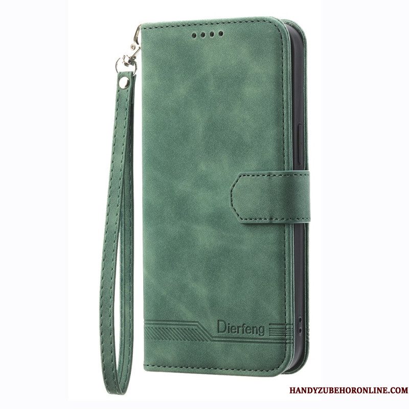 Flip Case Leren Xiaomi Redmi Note 14 4g Dierfeng