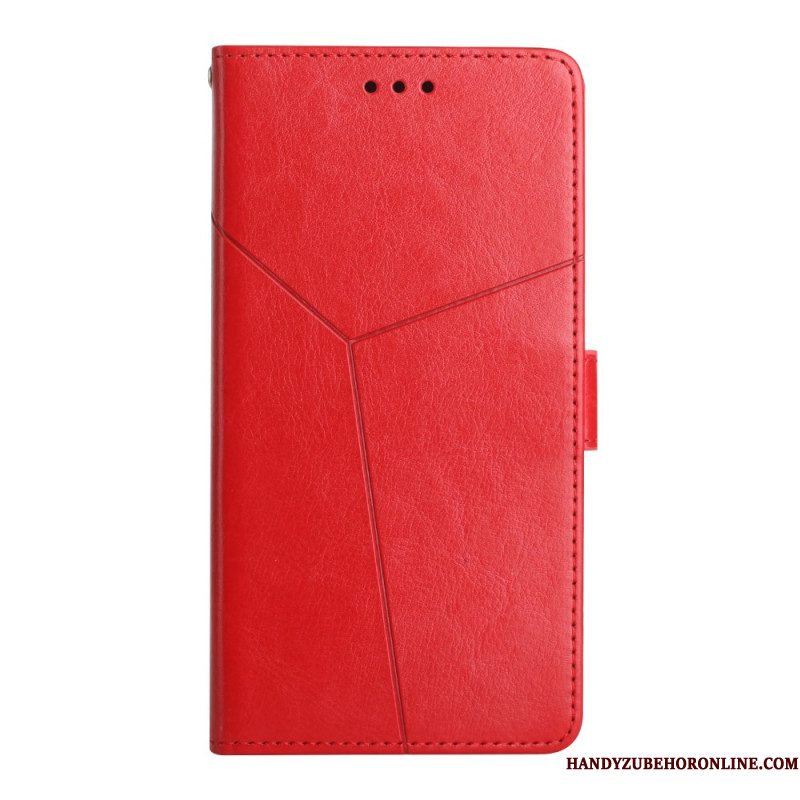 Flip Case Leren Xiaomi Redmi Note 14 4g Y-design Met Riem