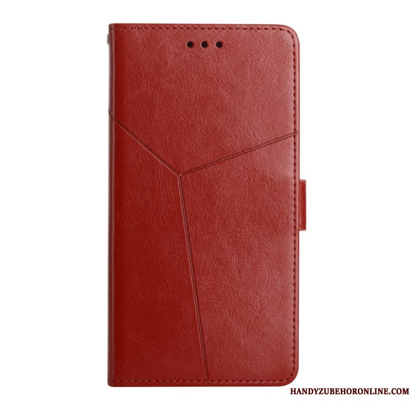 Flip Case Leren Xiaomi Redmi Note 14 4g Y-design Met Riem