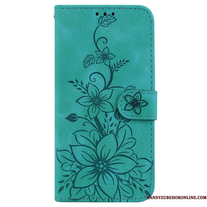 Flip Case Leren Xiaomi Redmi Note 14 5g Fleur-de-lis-patroon
