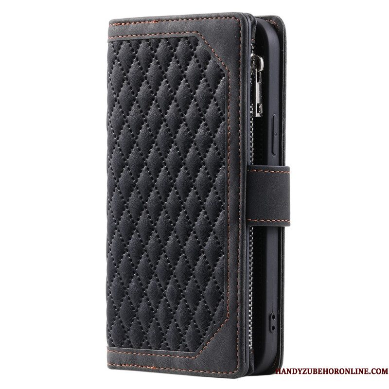 Flip Case Leren Xiaomi Redmi Note 14 5g Gewatteerde Portemonnee