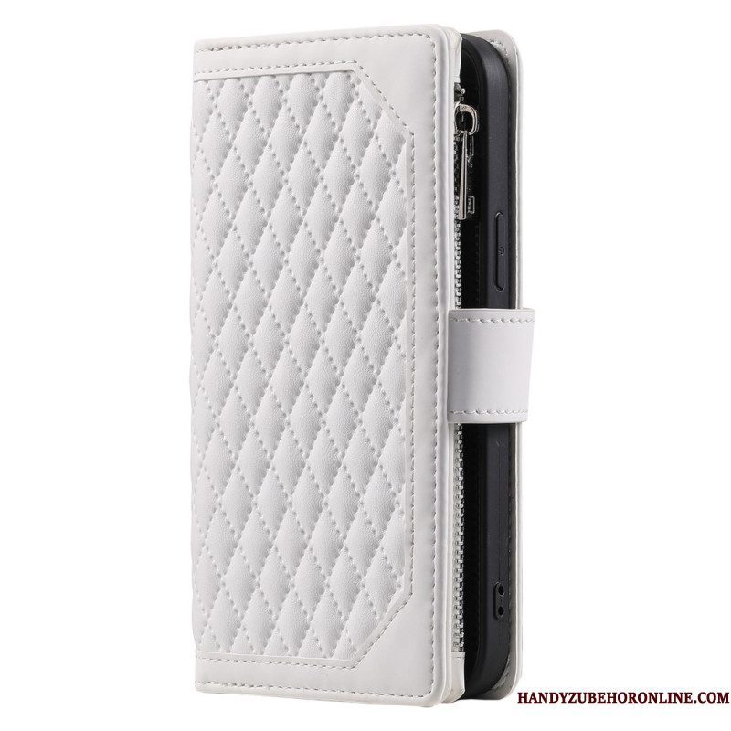 Flip Case Leren Xiaomi Redmi Note 14 5g Gewatteerde Portemonnee