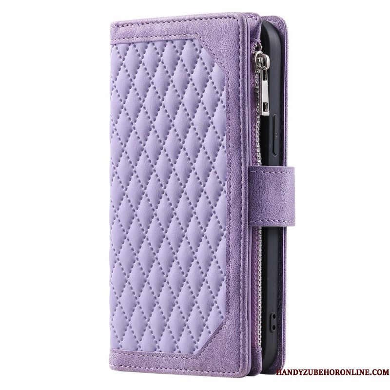Flip Case Leren Xiaomi Redmi Note 14 5g Gewatteerde Portemonnee