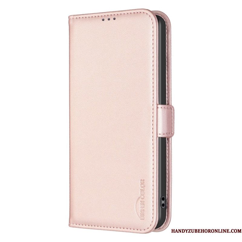 Flip Case Leren Xiaomi Redmi Note 14 Pro 4g Binfen Kleur
