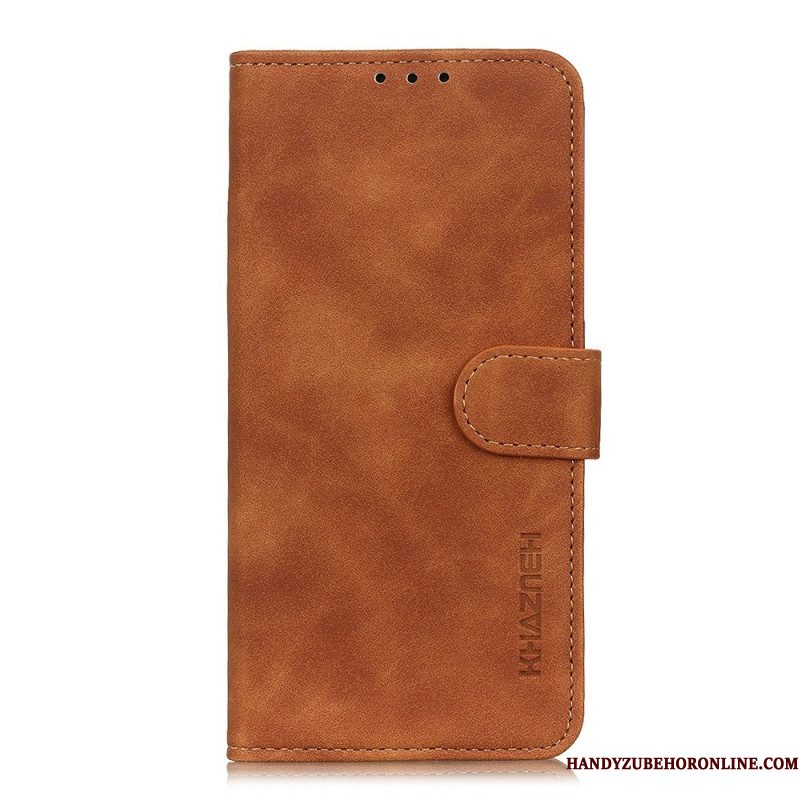 Flip Case Leren Xiaomi Redmi Note 14s Khazneh-suède-effect