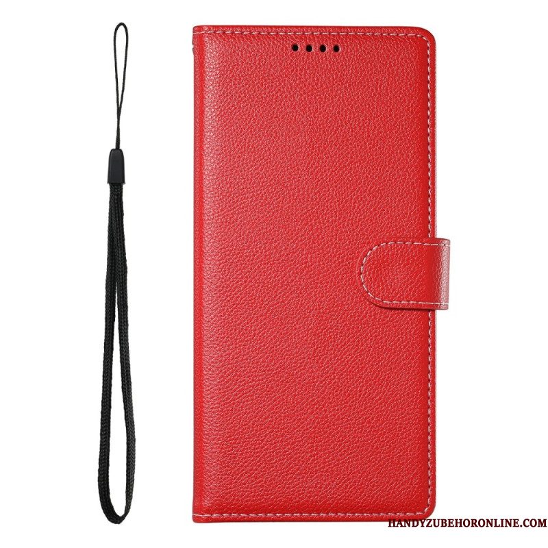 Flip Case Leren Xiaomi Redmi Note 15 Pro Plus 5g Effen Kunstleer