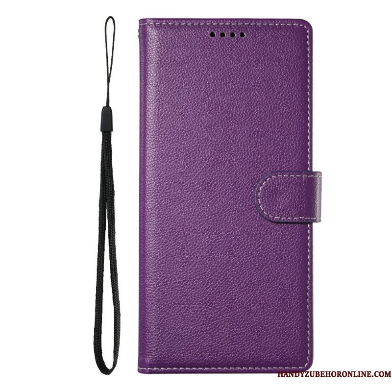 Flip Case Leren Xiaomi Redmi Note 15 Pro Plus 5g Effen Kunstleer