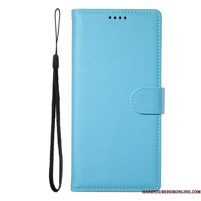 Flip Case Leren Xiaomi Redmi Note 15 Pro Plus 5g Effen Kunstleer