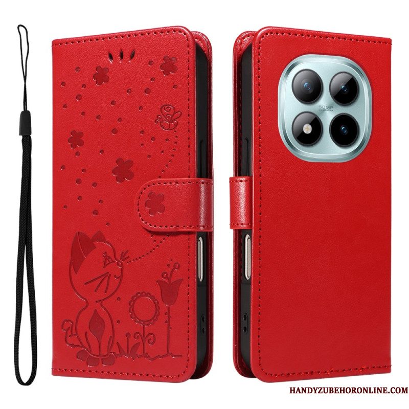Flip Case Leren Xiaomi Redmi Note 15 Pro Plus 5g Kat En Bij Design