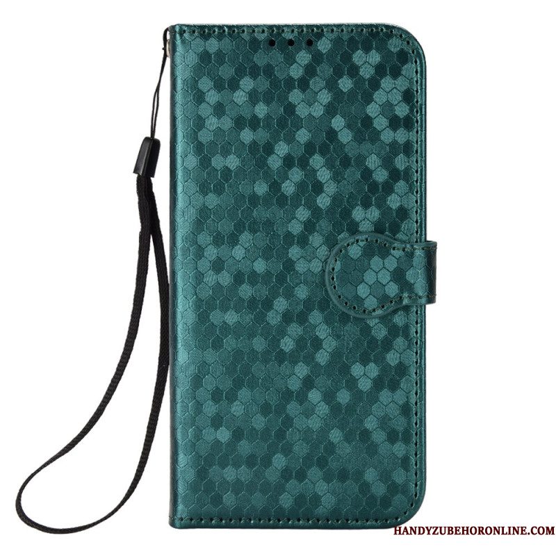 Flip Case Leren Xiaomi Redmi Note 15 Pro Plus 5g Sprankelende Stippen