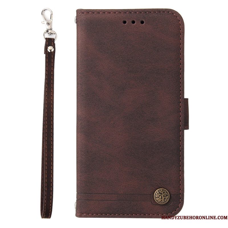 Folio-hoesje Huawei Nova 13 Pro Telefoonhoesje Decoratieve Klinknagel En Koord