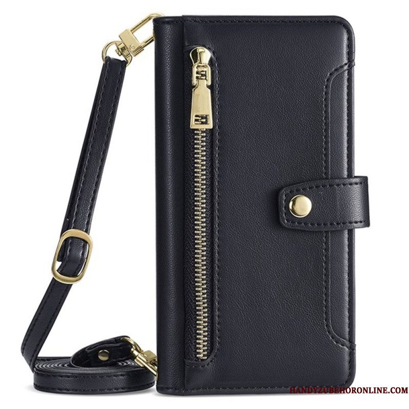 Folio-hoesje Huawei Pura 80 Portemonnee En 2 Bandjes