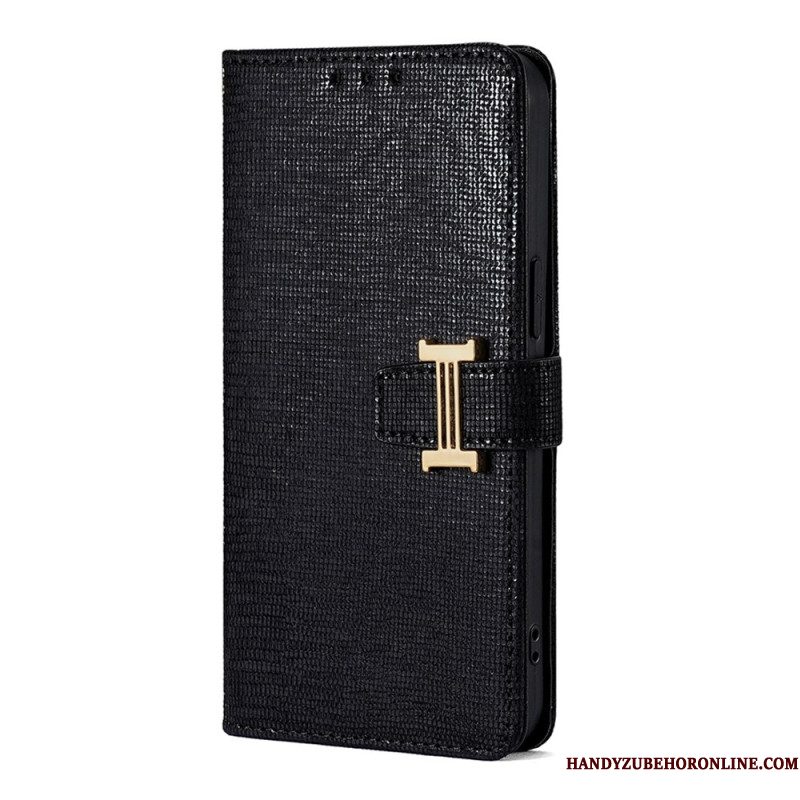Folio-hoesje Huawei Pura 80 Telefoonhoesje Metalen Gesp