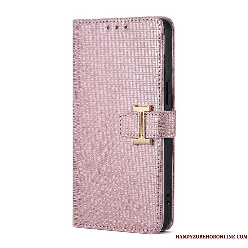 Folio-hoesje Huawei Pura 80 Telefoonhoesje Metalen Gesp