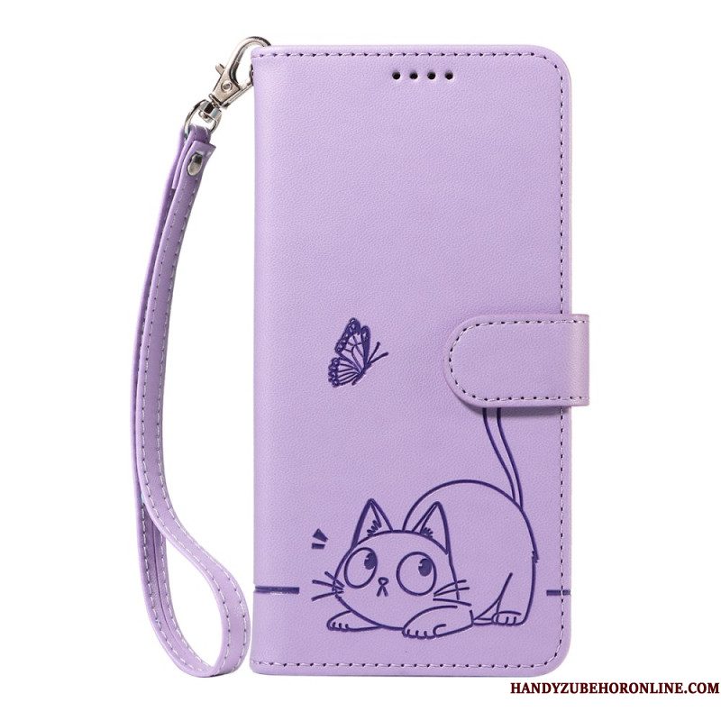 Folio-hoesje Huawei Pura 80 Ultra Telefoonhoesje Kat En Afbeelding