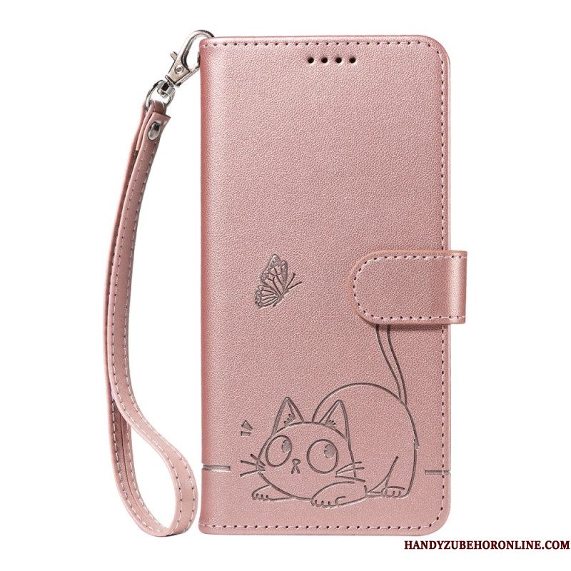 Folio-hoesje Huawei Pura 80 Ultra Telefoonhoesje Kat En Afbeelding