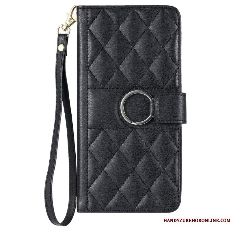 Folio-hoesje Samsung Galaxy A17 4g / 5g Gewatteerd Ontwerp